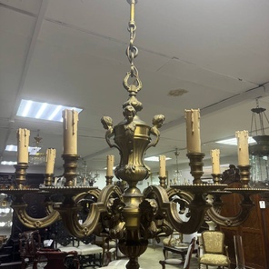 ⚜️Антикварная бронзовая люстра⚜️